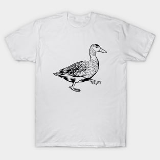 Line drawing - duck T-Shirt